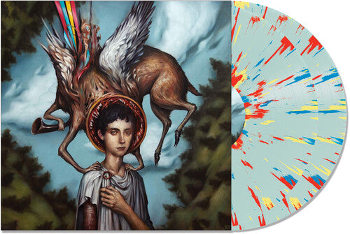 Circa Survive: Blue Sky Noise - Remastered - Clear Blue W/ Blue,Yellow & Red Splatter