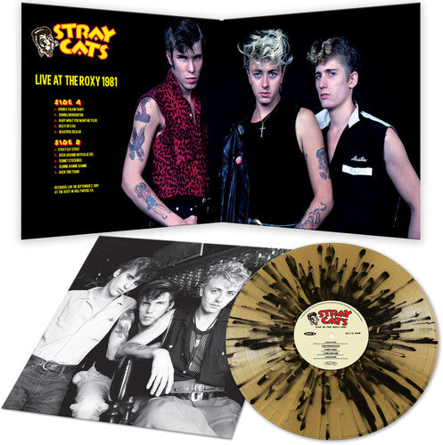 Stray Cats: Live At The Roxy 1981 - Gold/black Splatter