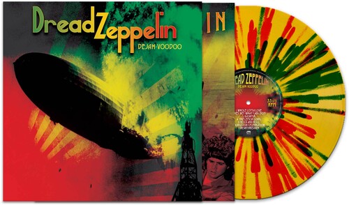 Dread Zeppelin: Dejah-voodoo - Red/green/yellow Splatter