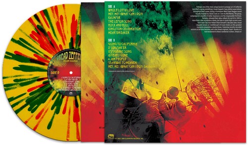 Dread Zeppelin: Dejah-voodoo - Red/green/yellow Splatter