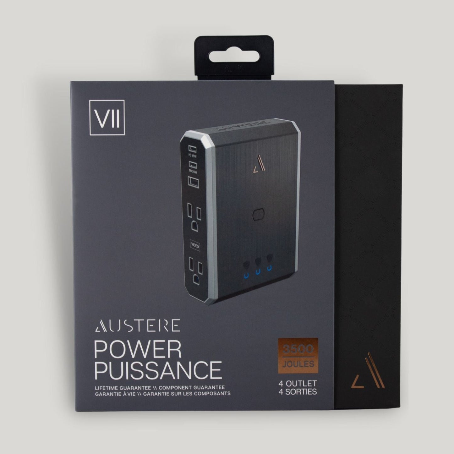 Austere Audio VII Series Power 4-Outlet with Omniport USB+PD45