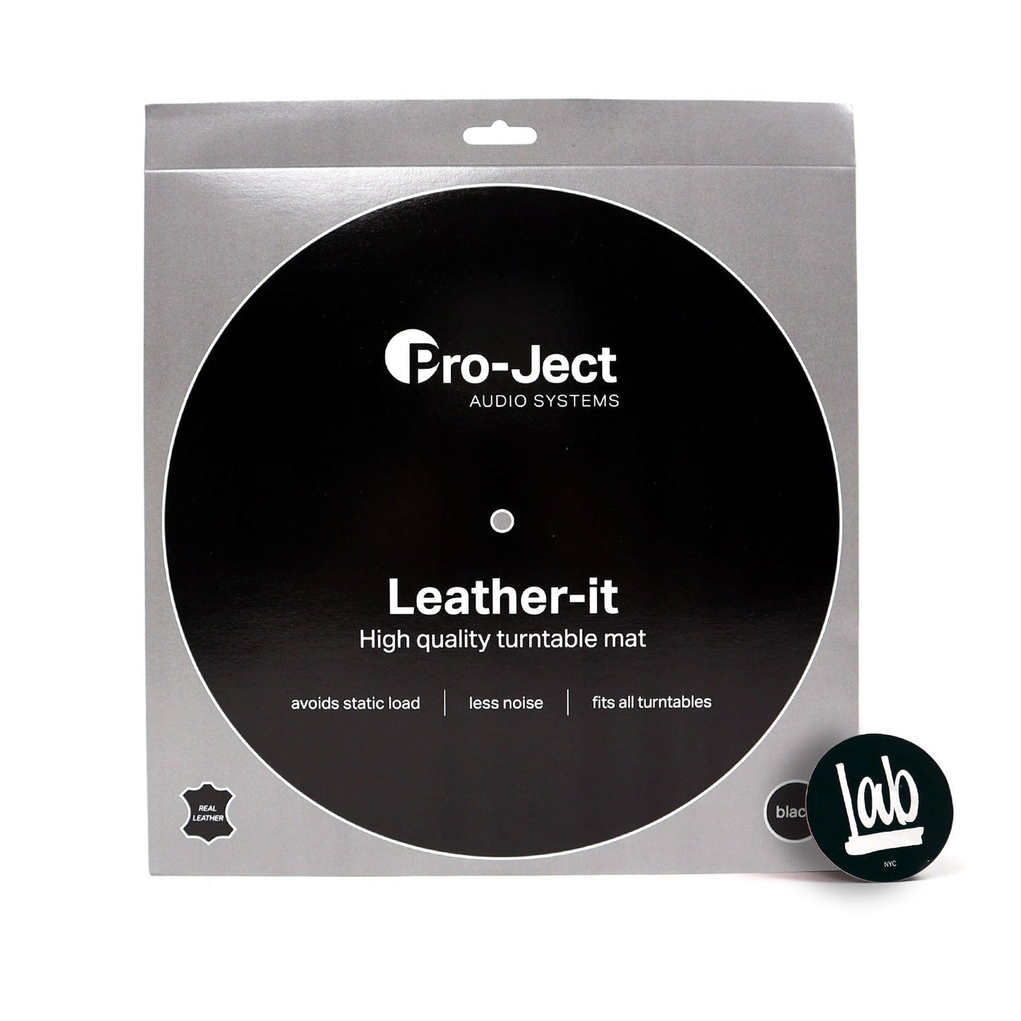 Pro-Ject: Leather-It Platter Mat - Black