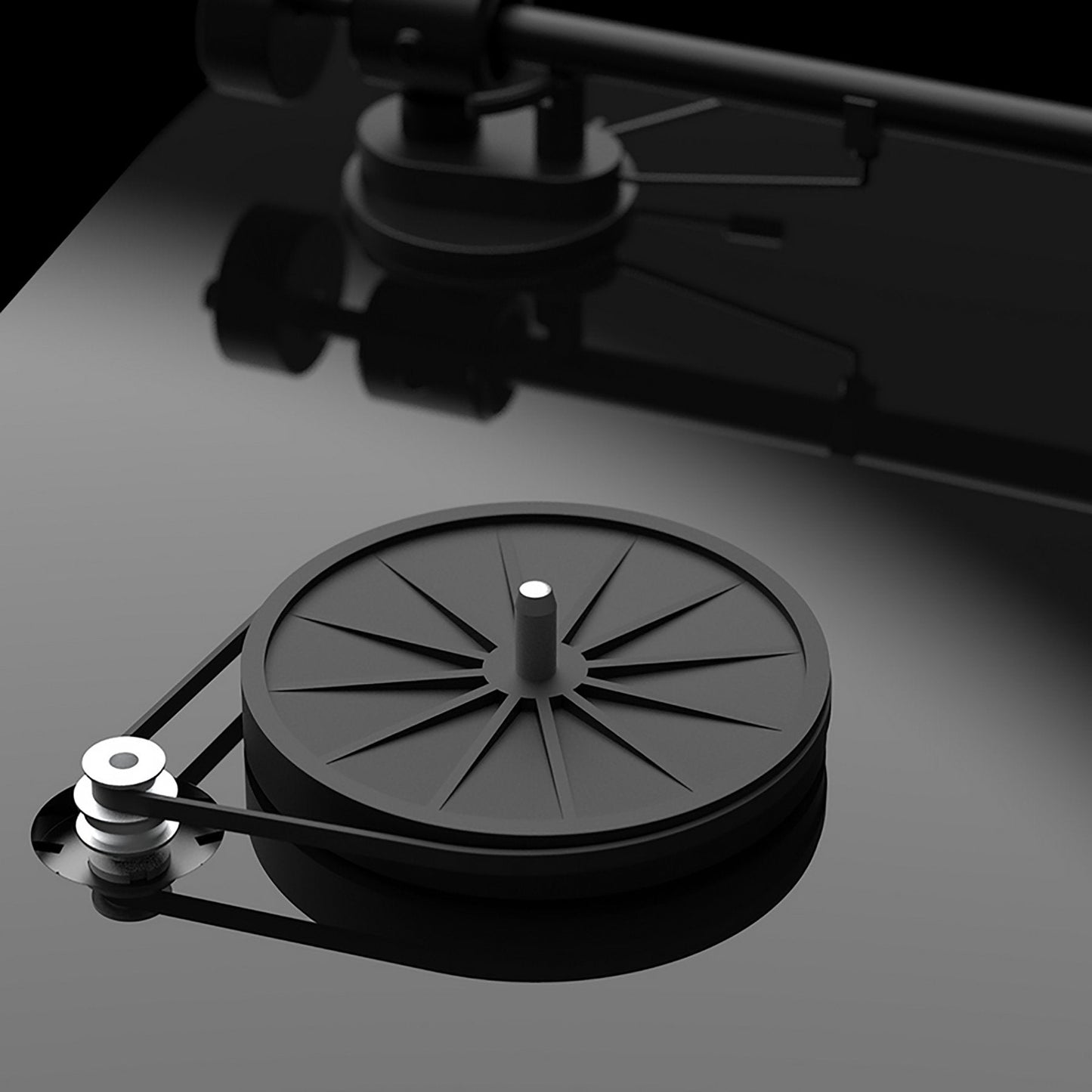 Pro-Ject: T1 BT Bluetooth Turntable - Gloss Black