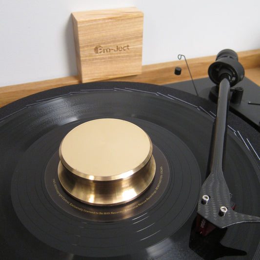 Pro-Ject: Record Puck Record Stabilizer (1.7 lbs) - Polished Brass